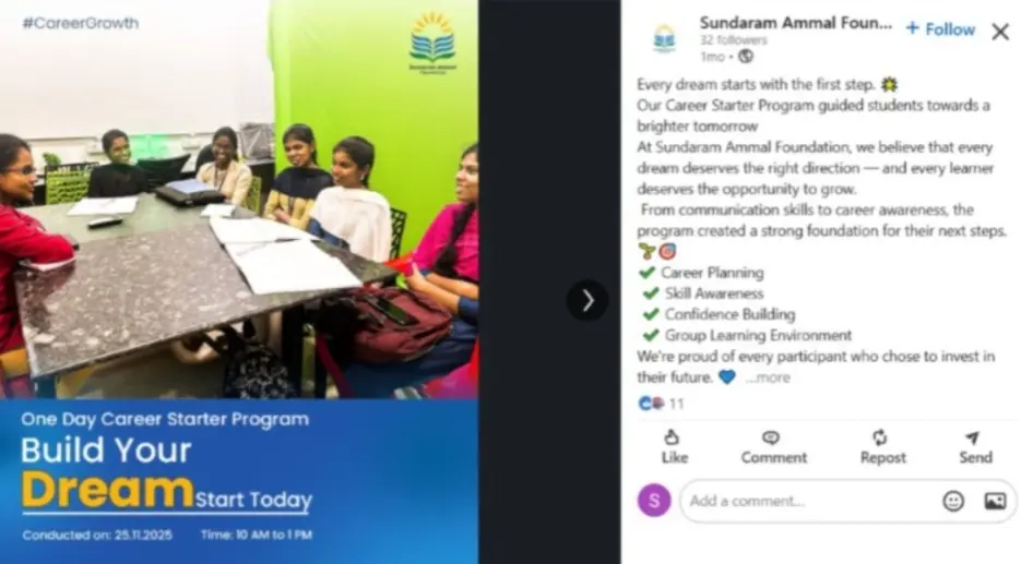 One Day Career Starter Program for Youth